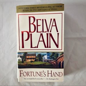 💝 Fortune’s Hand by Belva Plain Romance Mass Produced Paperback Book
